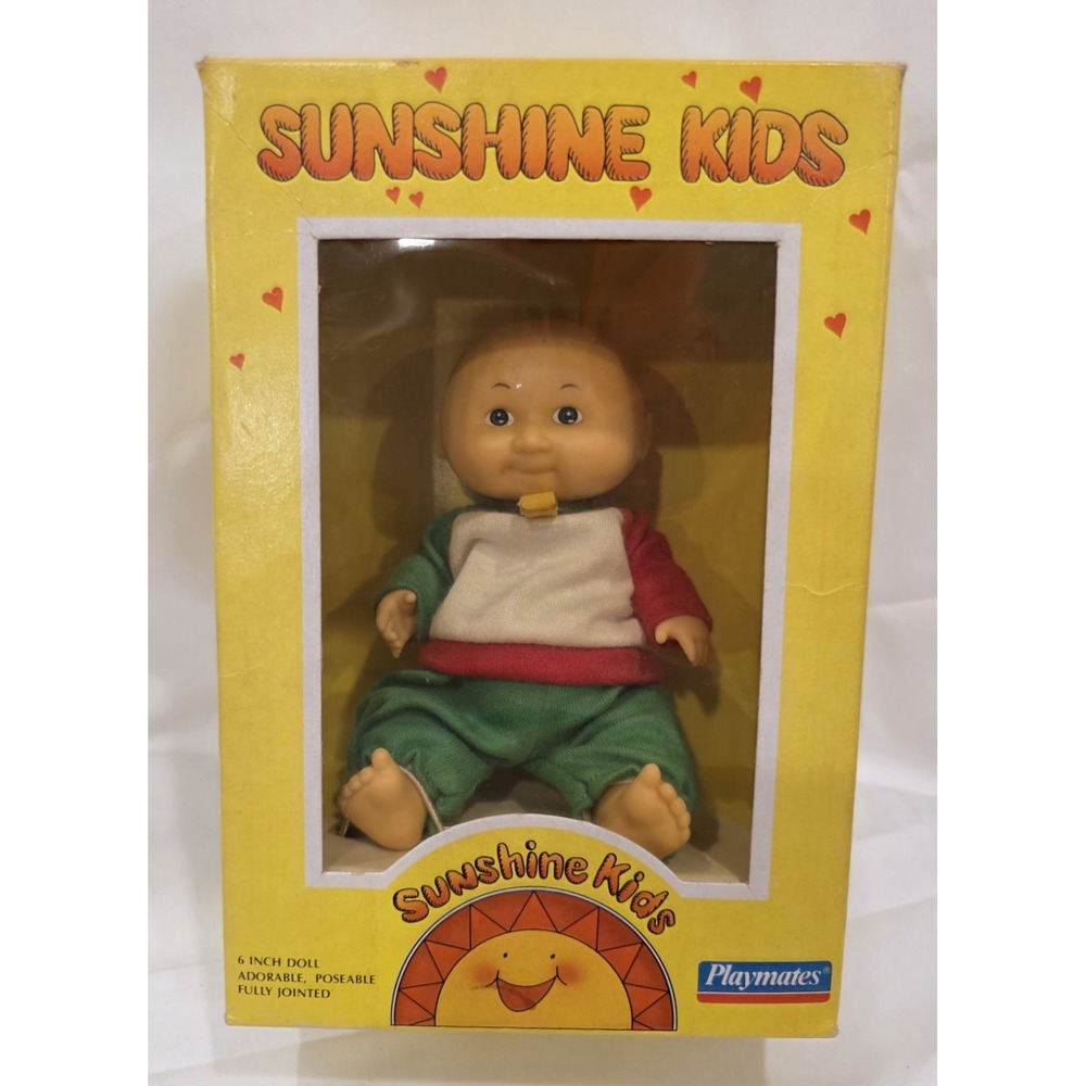 Playmates Sunshine Kids Boy Doll - Made In Hong Kong New In Open Box